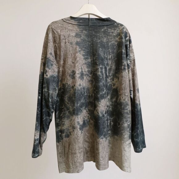 We The Free by Free People Tie Dye Pullover Top Size M – Oversized Cozy Tee - Picture 4 of 8